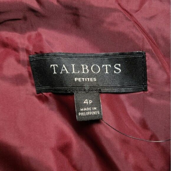 TalbotsâTexturedâPlaidâPencil SkirtâSzâ4P - Picture 6 of 9